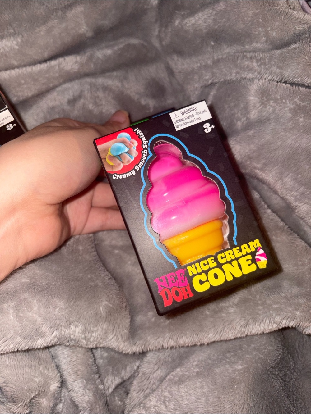 Oh Pink and Yellow Ice Cream Cone Party Fidget